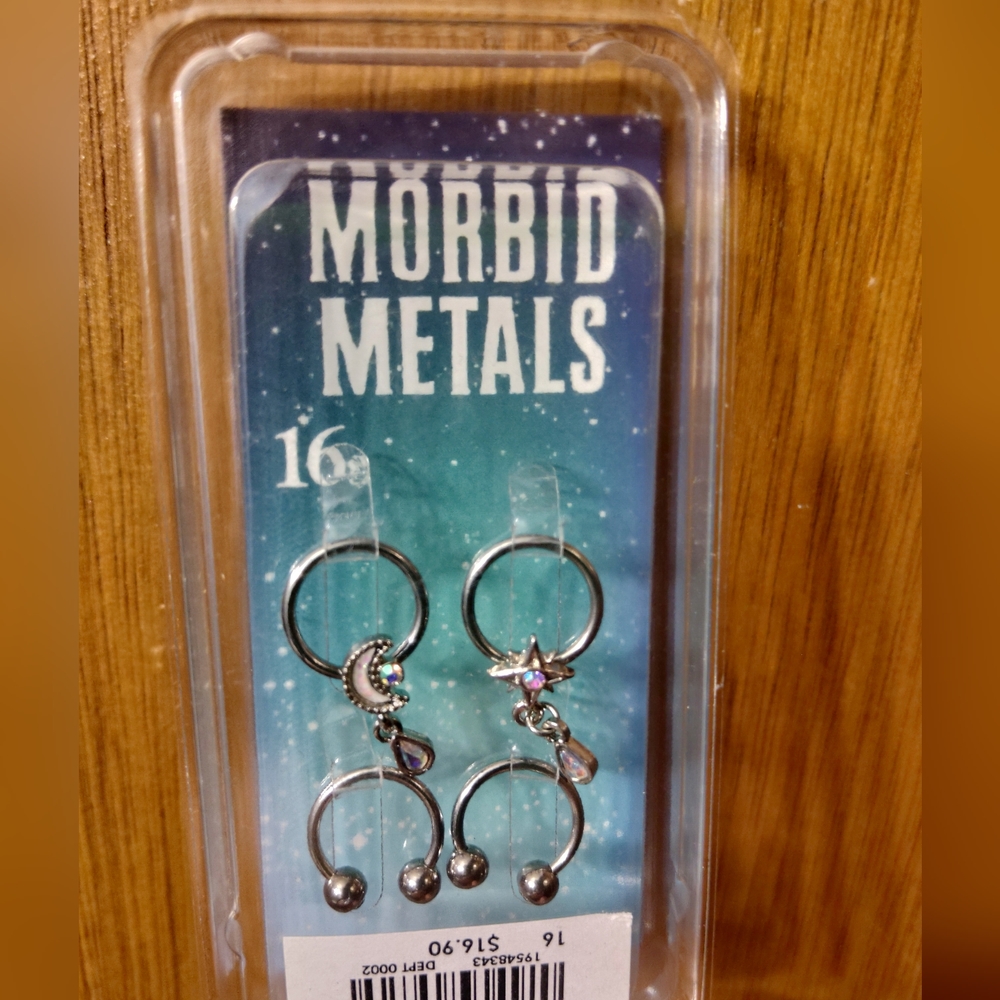 Hot Topic Morbid Metals Piercing Jewelry